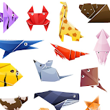 Origami animals icon