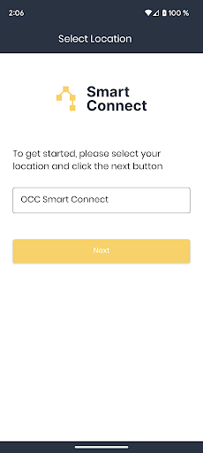 Android application OCC Smart Connect screenshort