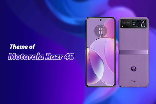 Android application Theme of Motorola Razr 40 screenshort