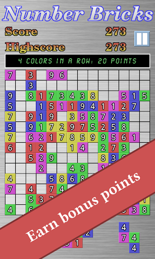 Number Bricks Puzzle Screen 3