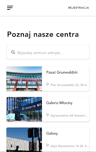 Android application admyt Poland screenshort