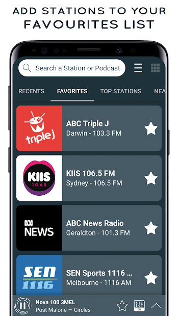 Captura de Pantalla 4 Radio Australia - Simple radio android