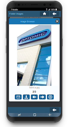 Android application Optomic screenshort