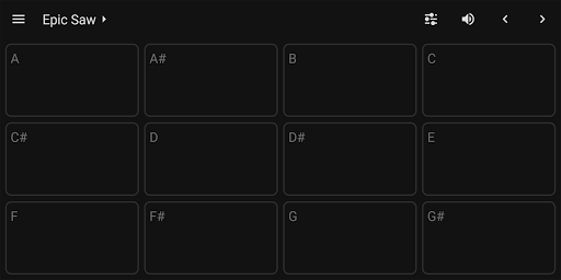 Android application Infinite Pads screenshort