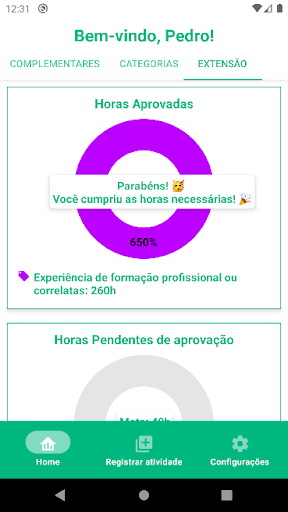 Atividades Complementares Screen 3