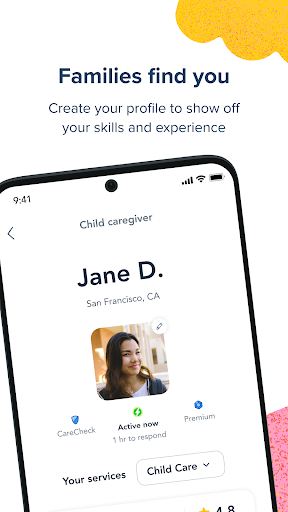 Screenshot of Care.com: Find Caregiving Jobs