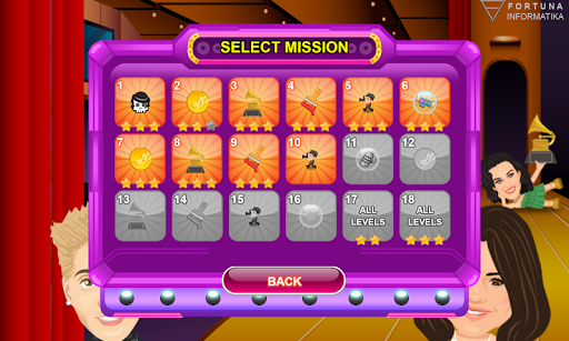 Celebrity Bomb Adventure Screen 2