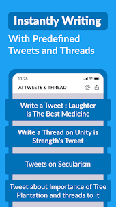 AI Tweets & Threads Generator