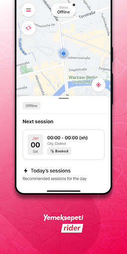 Yemeksepeti Express Rider App Screen 2