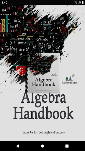 Android application Algebra Handbook screenshort