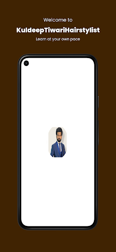 Android application Kuldeep Tiwari Hairstylist screenshort
