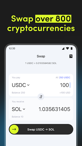 Android application Key App: Solana memecoins home screenshort