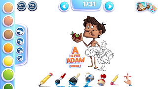 Bible Colouring for Kids! - Ba - Screenshot 1
