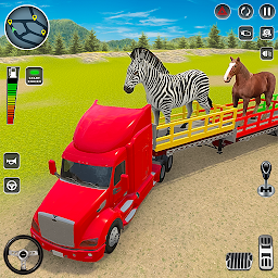 图标图片“Wild Animal Truck Transporter”