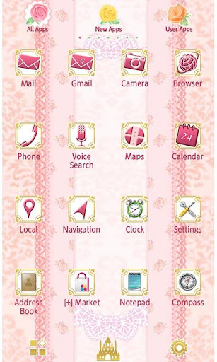 Golden Pastel Wallpaper Theme Screen 3