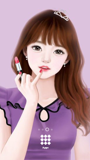 Cute Laurra Girl Princess Wall