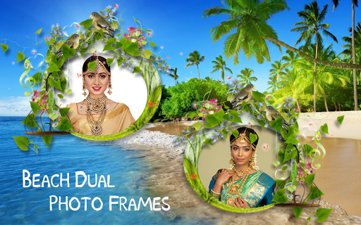 Beach Dual Photo Frames Screenshot 1 - AppWisp.com