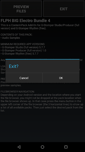 Screenshot of G-Stomper Big Electro Bundle 4