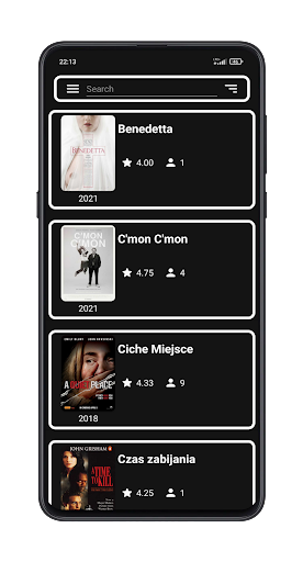 Android application MyMovie screenshort