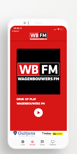 Android application Wagenbouwers FM screenshort