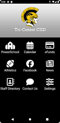 Android application Tri-Center CSD screenshort