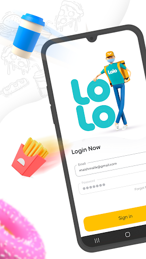 Lolo Delivery Screen 2