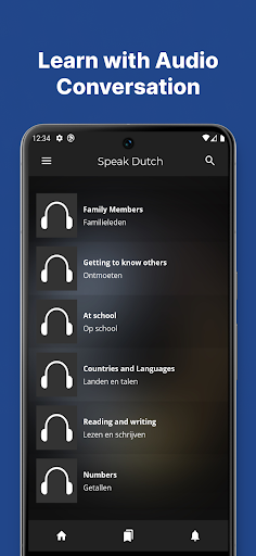 Android application Fast - Learn Dutch Language screenshort