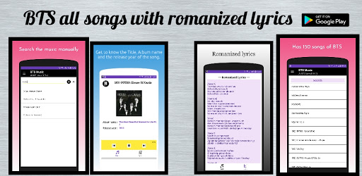 Bts All Songs 13 With Romanized Lyrics Prilozheniya V Google Play