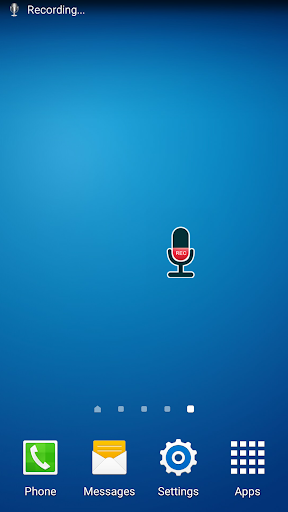 Android application Voice Memo (Recording Widget) screenshort