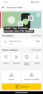 PostFinance TWINT Screenshot