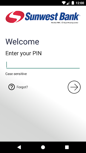 Android application Sunwest Bank Mobile Token screenshort