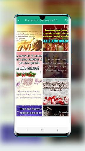 Android application Frases Feliz Año Nuevo screenshort