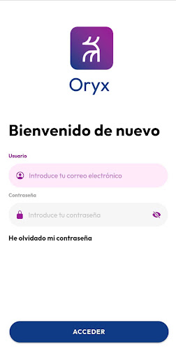 Android application Oryx screenshort