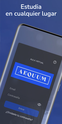 Android application Aequum Oposiciones screenshort