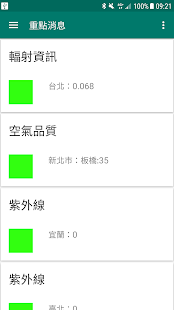 台灣環境通 - 輻射、水庫、空氣品質、紫外線 Screenshot