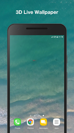 Android application Ocean Wave Live Wallpaper Pro screenshort