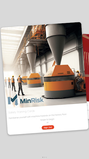 MinRisk Training Screen 3