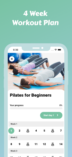 Pilates at Home - Workouts Screen 2