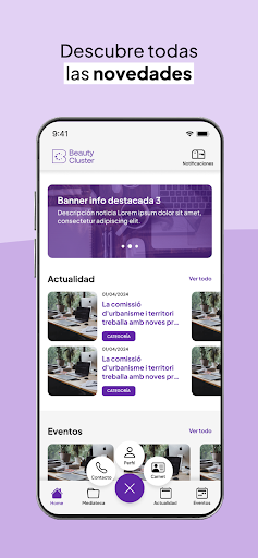 Android application Beauty Cluster screenshort