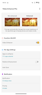 Video Enhancer Pro Captura de pantalla