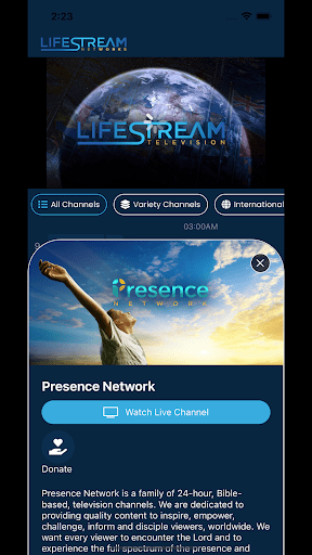 LifeStream Networks TV Guide Screen 2