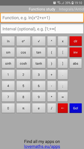 Android application Lovemaths screenshort
