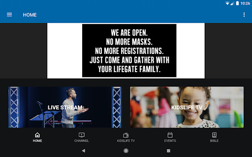 Screenshot of LIFEGATE