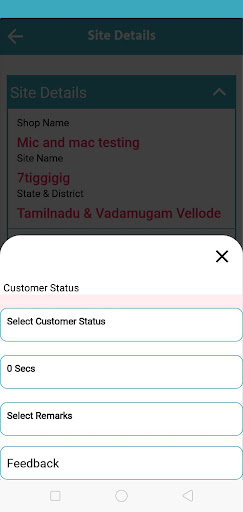 Android application Agni TeleCaller screenshort
