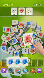 Blossom Tile 3D: тройной матч