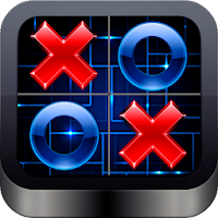 Tic Tac Toe Glowing