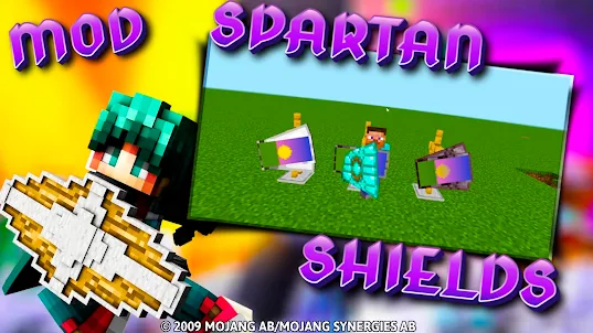 Spartan Shields: Minecraft Mod