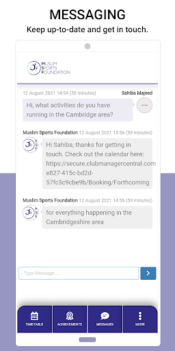 Muslim Sports Foundation Screen 3
