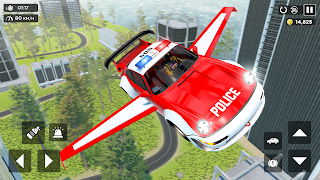 Real Police Flying Car Game 3D - Screenshot 1