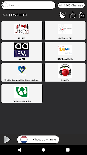 Nederland Radio Stations-AM FM Screen 3